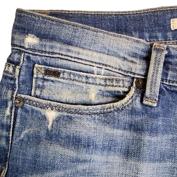 Joe’s Cropped Jeans with Distressed Hem Stretch Soft Cute Pants Size W27 - Picture 6 of 9